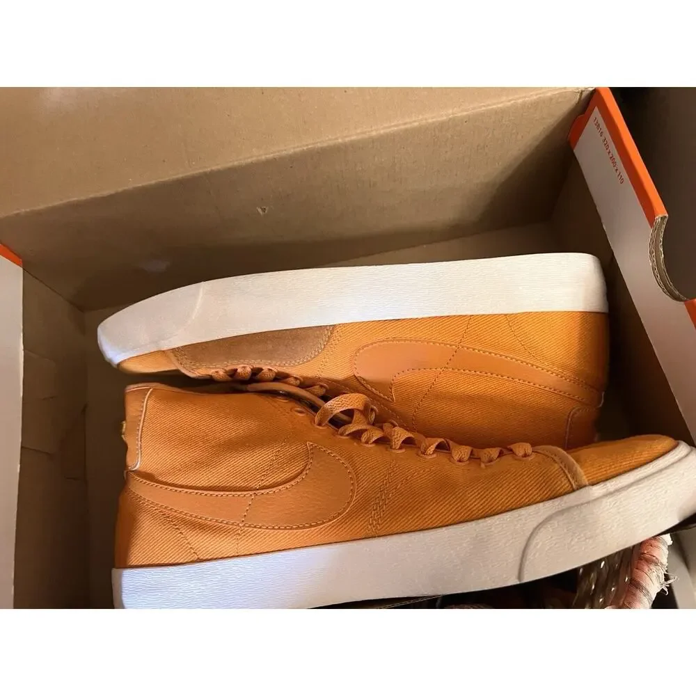 Size 8 - Nike Blazer Court Premium SB Mid Light Curry - Picture 5 of 7